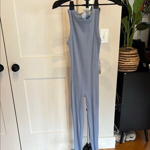 Altar’d State Sleeveless Blue Jumpsuit/Bodysuit